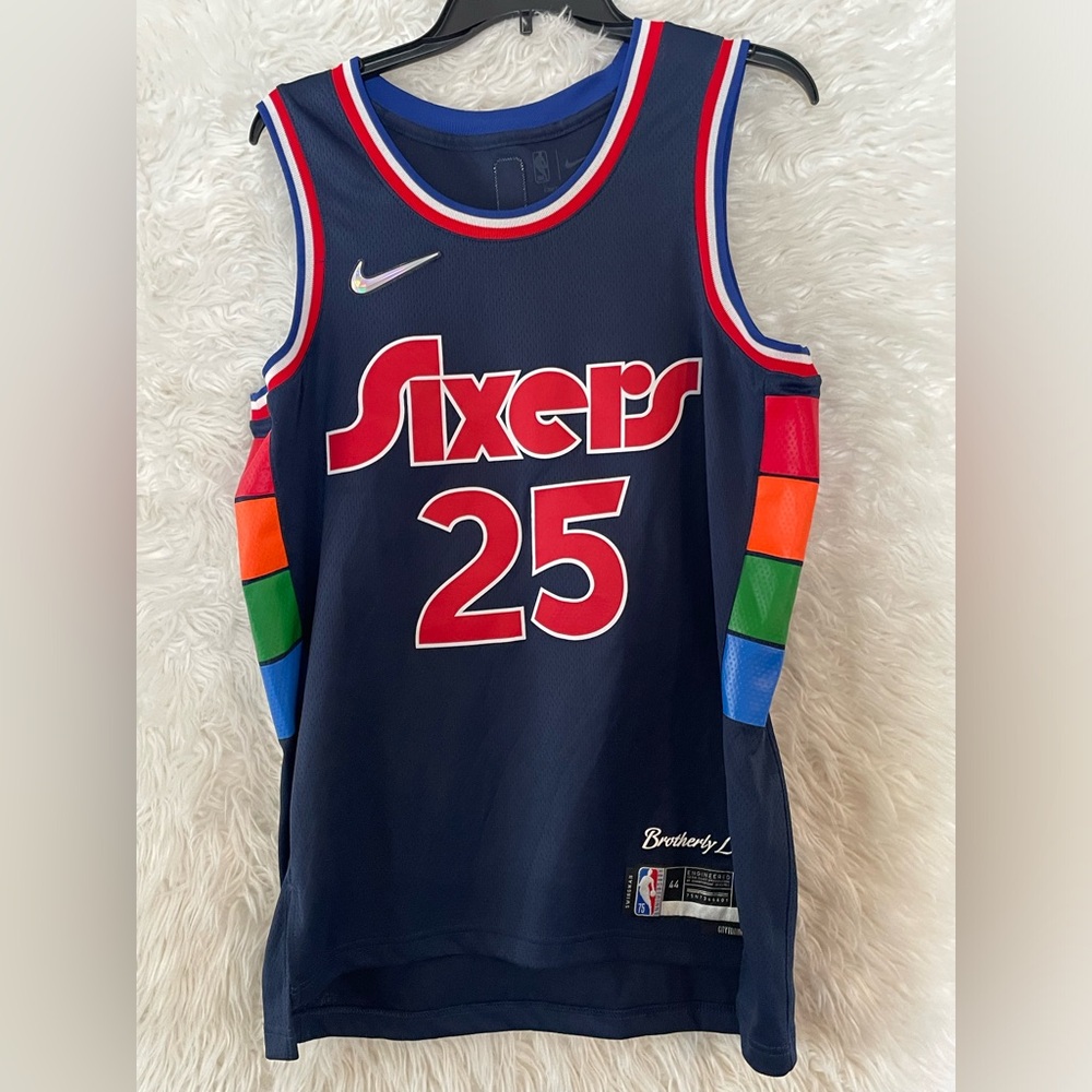 Philadelphia 76ers Ben Simmons #25 Nike City Edition Swingman Men’s Jersey. 44